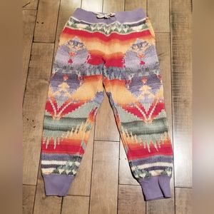 Polo Ralph Lauren Southwest Sweater Printed Sweat Pants s/m